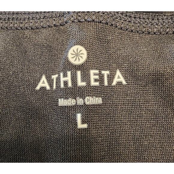 Athleta  Women's Swimsuit Bottoms SZ Large Black White Stripes - Picture 5 of 9